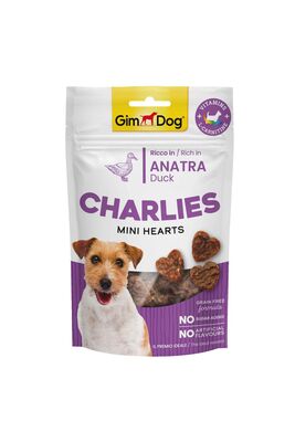 Gimdog - Gimdog Charlies Mini Hearts Ördekli Köpek Ödülü 70Gr