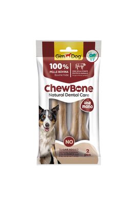 Gimdog - Gimdog Chew Bones Press Köpek Çiğneme Kemiği 5,5’’ 150 Gr 2li Naturel