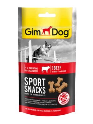 Gimdog - Gimdog Köpek Ödül Tableti Sportsnacks Sığır Etli 60 gr