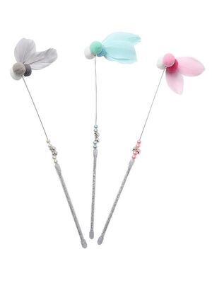 Glipet - Glipet Toplu Kelebek Olta Kedi Oyuncağı 46 Cm