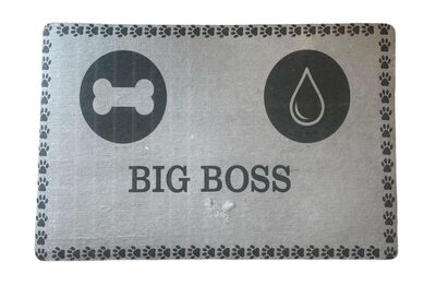 Glipet - Glipet Amerikan Servis Mama Ve Su Kabı Paspası 60x45-Big Boss