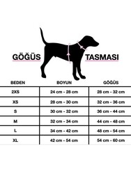 Glipet Ayarlanabilir Göğüs Tasma Seti Mavi L 2.0x120 cm - Thumbnail