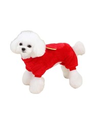 Glipet Ayıcıklı Polar Köpek Kıyafeti Bej L - Thumbnail
