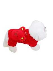 Glipet Ayıcıklı Polar Köpek Kıyafeti Pembe XL - Thumbnail