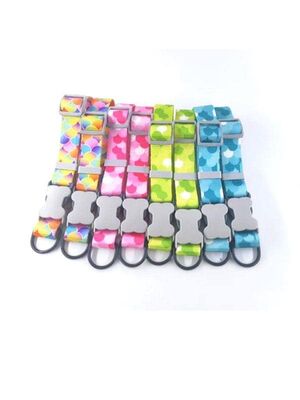 Glipet - Glipet Baloncuklu Boyun Tasması Yeşil M 2.0 Cm