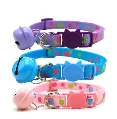 Glipet - Glipet Candy Dokuma Kedi Boyun Tasması 19x1 Cm Yeşil