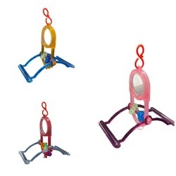 Glipet Çift Taraflı Aynalı Kuş Salıncağı Renkli - Thumbnail