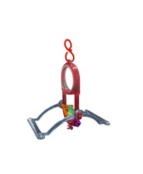 Glipet Çift Taraflı Aynalı Kuş Salıncağı Renkli - Thumbnail