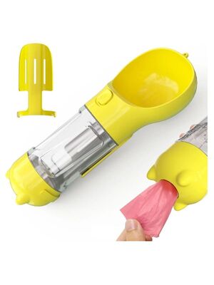 Glipet - Glipet Çok Fonksiyonlu Su Şişesi 300 ml Sarı