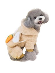 Glipet Havuçlu Polar Köpek Kıyafeti Pembe L - Thumbnail