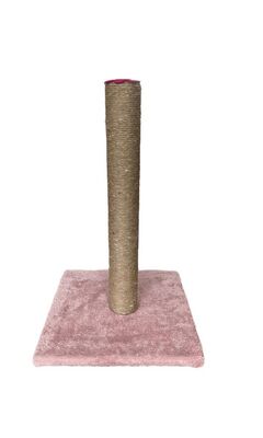 Glipet - Glipet Jüt Halatlı Kedi Tırmalama Ünitesi Papatya 50 Cm Pembe