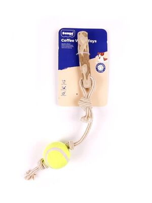 Glipet - Glipet Kahve Ağaçlı Toplu Köpek Diş İpi 36x6 Cm