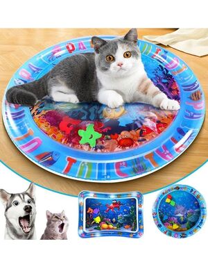 Glipet - Glipet Kedi Köpek Su Matı Yuvarlak