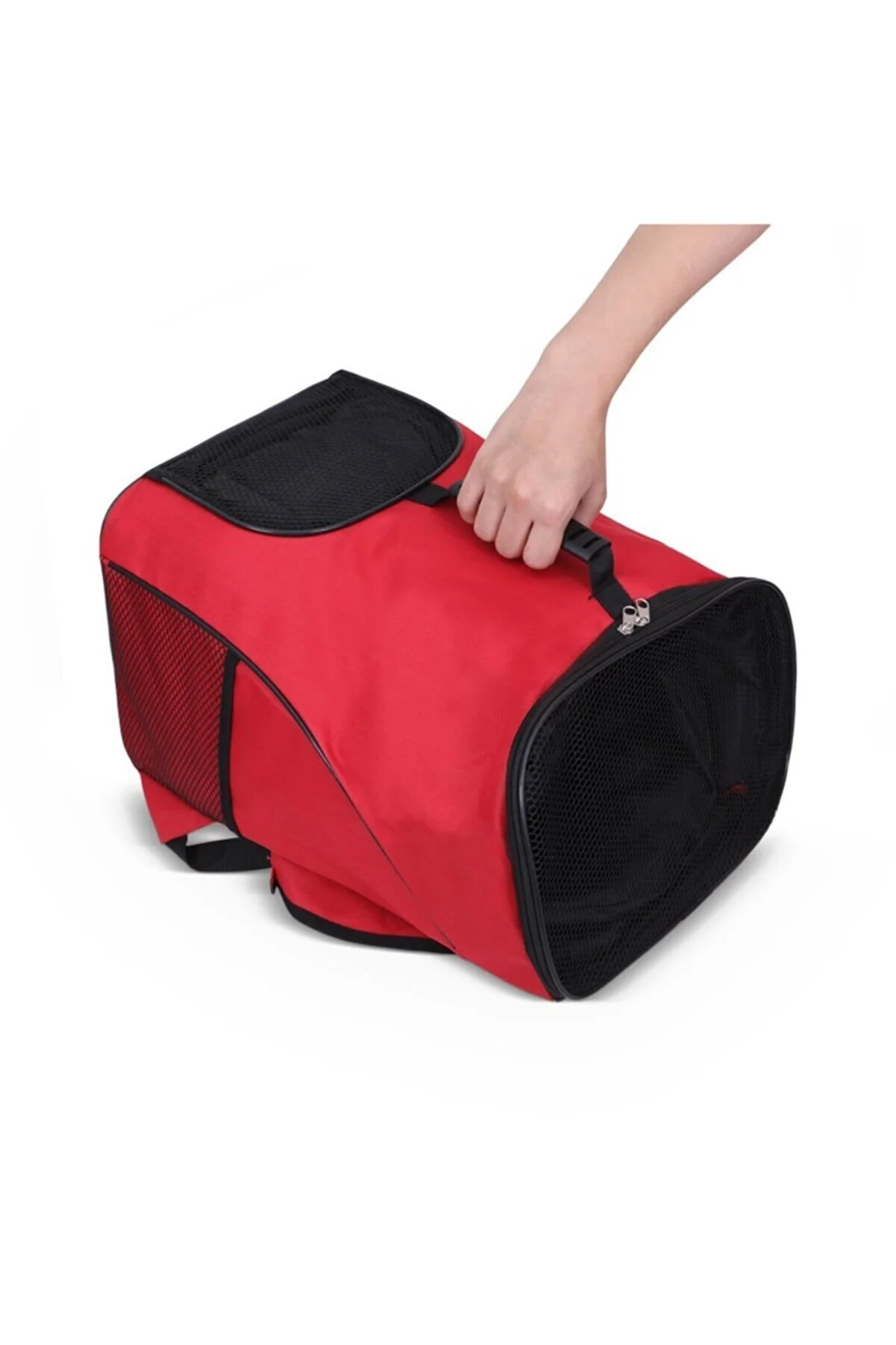 Glipet - Glipet Kedi Köpek Taşıma Çantası Kırmızı 45 Cm