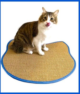 Glipet - Glipet Kedi Kulaklı Tırmalama Paspası 40 x 38 Cm