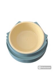 Glipet Kedi Suratı Şeklinde Sevimli Mama Su Kabı Tekli - Thumbnail