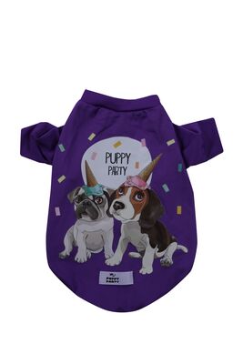 Glipet - Glipet Kedi Ve Köpek Elbisesi- Puppy Party Mor