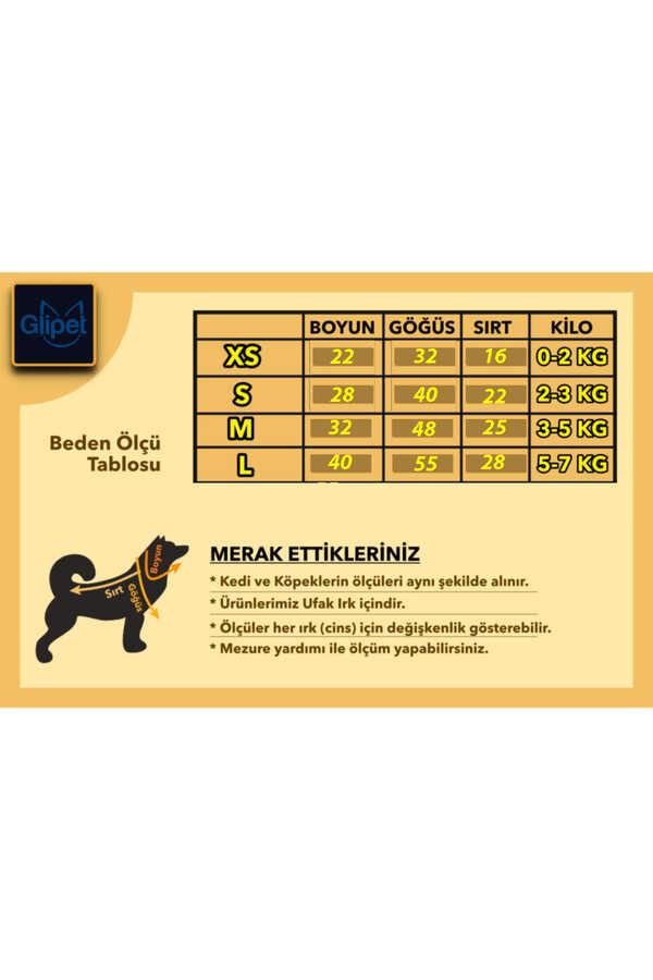 Glipet Kedi ve Köpek Kıyafeti- New Gri