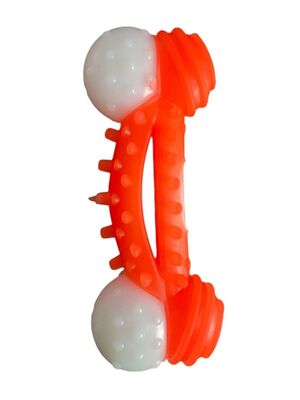 Glipet - Glipet Kemik Dental Topuzlu Büyük Turuncu