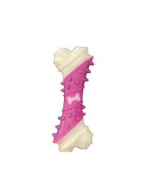 Glipet Kemik Desenli Dental Kaval Kemik Köpek Oyuncağı 11cm Mor - Thumbnail