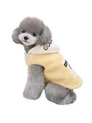 Glipet Kuzu Kürklü Köpek Kıyafeti Mavi XL - Thumbnail