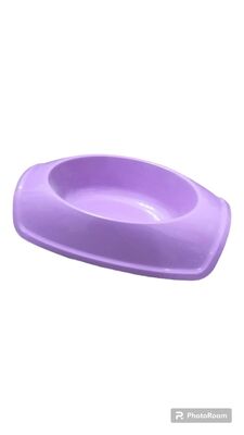 Glipet - Glipet Oval Mama ve su Kabı 250 Ml Lila