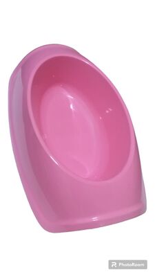 Glipet - Glipet Oval Mama ve su Kabı 250 Ml Pembe