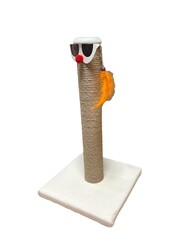 Glipet Palyaço Kedi Tırmalama Beyaz 45 Cm - Thumbnail