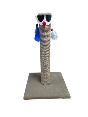 Glipet - Glipet Palyaço Kedi Tırmalama Haki 45 Cm