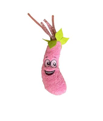 Glipet - Glipet Patlıcan Kedi Köpek Oyuncağı 23CM Pembe 