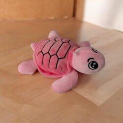 Glipet Peluş Kaplumbağa Kedi Oyuncağı 14x11x5 Cm Pembe - Thumbnail