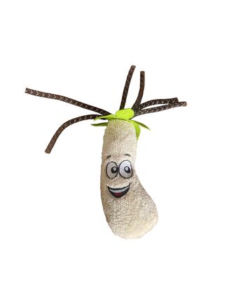 Glipet - Glipet Peluş Patlıcan Kedi Köpek Oyuncağı 23CM Bej