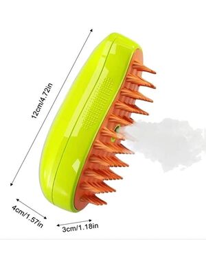 Glipet - Glipet Pet Brush Buharlı Tarak Kedi Köpek Yıkama Tarağı