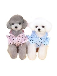 Glipet Pileli Puantajlı Köpek Elbisesi Pembe M - Thumbnail