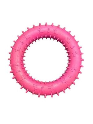 Glipet - Glipet Plastik Dikenli Simit Köpek Oyuncağı Mor