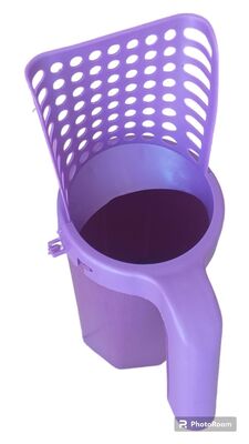 Glipet - Glipet Plastik Entegre Çıkarılabilir Kaka Torbası Takılabilir Kedi Kumu Küreği