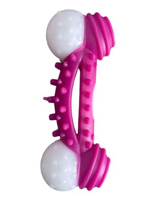 Glipet - Glipet Plastik Kemik Dental Topuzlu Küçük Köpek Oyuncağı 12 cm Mor