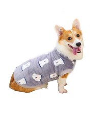 Glipet Puppy Desenli Köpek Kazağı Mor 2XL - Thumbnail