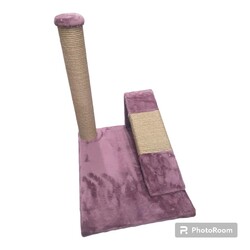 Glipet Rampalı Jut Ipli Kedi Tırmalama 30*35*40 Cm - Fuşya - Thumbnail