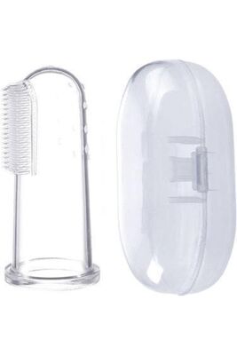 Glipet - Glipet Saklama Kutulu Kedi Köpek Parmak Diş Fırçası