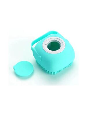 Glipet - Glipet Şampuan Hazneli Silikon Kedi Köpek Masaj Duş Fırçası