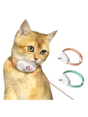 Glipet - Glipet Şarjlı Lazerli Kedi Tasması Pembe