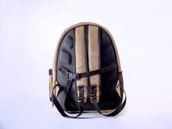 Glipet Şeffaf Astronot Kedi Köpek Taşıma Çantası 42X22X33 Cm Gold Fitilli - Thumbnail