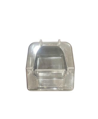 Glipet - Glipet Şeffaf Kuş Banyosu 12cm