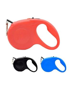 Glipet - Glipet Single Otomatik Köpek Gezdirme Tasması 5 Metre 15 Kg Siyah