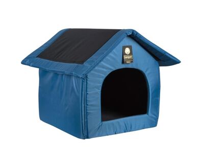 GLİPET - GLİPET Sıvı Geçirmez Kedi Köpek Kulübe Yatak Mavi