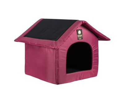 Glipet - GLİPET Sıvı Geçirmez Kedi Köpek Kulübe Yatak Pembe