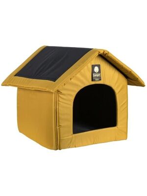  - Glipet Sıvı Geçirmez Kedi Köpek Kulübesi Yataği 51x44x51 cm Sarı