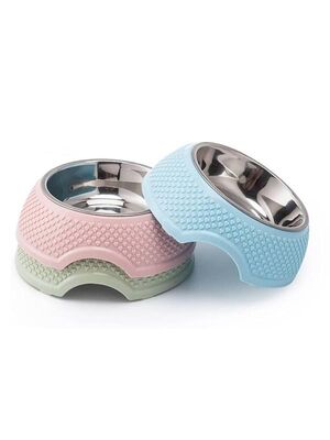 Glipet - Glipet Thron Melamin Mama ve Su Kabı 400 ml 19x6 Cm Yeşil