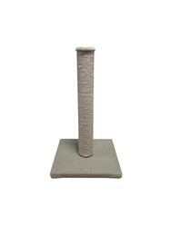 Glipet Tırmalama Tahtası Kare Taban - Jut Halat - Haki 45 Cm - Thumbnail